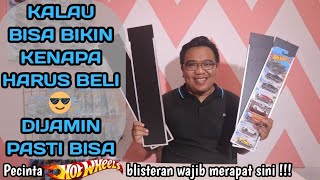 TUTORIAL PEMBUATAN RAK HOT WHEELS BLISTER  Supporting EP2 [upl. by Aizahs155]