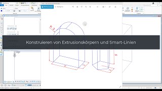 Übungen zu Extrusionskoerper und Smart Linien MicroStation CONNECT [upl. by Roldan519]