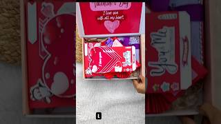 Valentines hamper❤️ valentinesday love handmadecard giftingidea diyideas hampers artandcraft [upl. by Rebmeced]