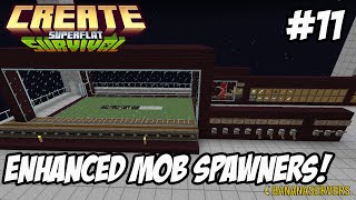 What If You Could FARM HOSTILE Mobs for EASY XP in Minecraft  Ep 11  Create Superflat Survival [upl. by Ayekahs]