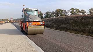 28102024 – 31102024 r zagęszczanie warstwy ścieralnej TG km 1050 [upl. by Augy]