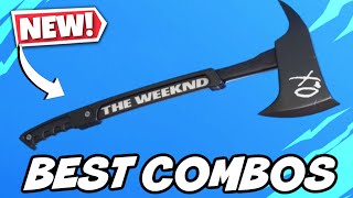 BEST COMBOS FOR NEW AXE0 PICKAXE  Fortnite [upl. by Penni]