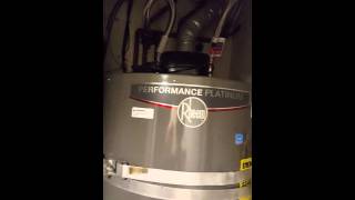 Rheem water heater noise [upl. by Yenaiv]