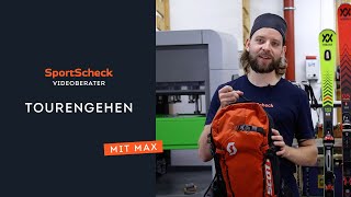 SportScheck Videoberater mit Skiexperte Max Pohl  Skitouren gehen [upl. by Cower]