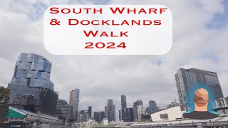 South Wharf and Docklands Walk ASMR 4K [upl. by Dempstor]