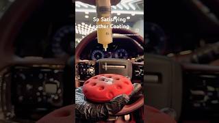 Satisfying Leather Coating 😍  Range Rover  automobile coating cars [upl. by Arymat]