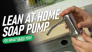 Home Improvement Tidy Sink with BuiltIn Soap Pump [upl. by Elsi]