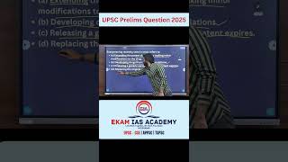 UPSC PRELIMS QUESTION civilservicesexam ekamiasacademy upsc prelims2025 prelimsquestion ias [upl. by Dulsea]