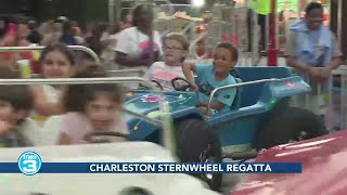 Charleston Sternwheel Regatta underway [upl. by Akimal]