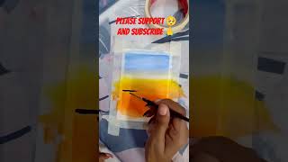 acrylic paintingacrylic painting for beginnerslandscape painting [upl. by Sholes]