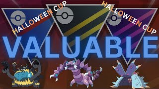 Great League Halloween Cup Guzzlord Toxapex SHADOW Drapion team is VALUABLE in PokemonGo [upl. by Beaner281]