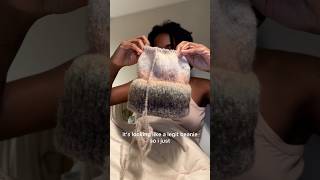 I knit a beanie WITHOUT a pattern 🤯 knitting vlog beaniehat [upl. by Giana750]