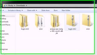 Java Game Development with Slick  2  Downloading Slick and the LWJGL [upl. by Ayokal]