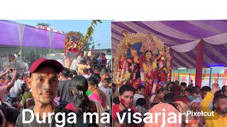 Goreswar durga ma visarjan blogs video [upl. by Sifan191]