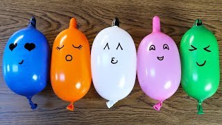 Making Slime With Funny Balloons  Satisfying Relaxing Slime Video  Part 4 [upl. by Russon]