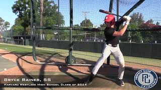 Bryce Rainer Prospect Video SS Harvard Westlake High School Class of 2024 [upl. by Anevad]