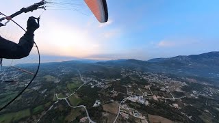 Chasing the Kefalonian Sun🌞 ParaMotor Log at Sunset  Greece 2024 [upl. by Hoeve]