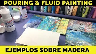 33 🎬 Soportes de madera colas blancas y algunos cuadros terminados  INTRODUCCIÓN AL POURING [upl. by Stalk]