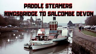 PADDLE STEAMERS KINGSBRIDGE TO SALCOMBE DEVON [upl. by Nerret]