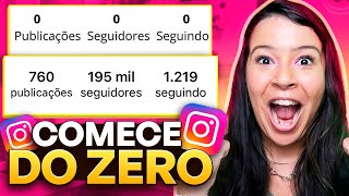 🔥 DESAFIO CRESCER um PERFIL no INSTAGRAM EM 4 SEMANAS sem anúncios [upl. by Eniamraj]