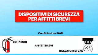 Live con SNAB  Estintori Rilevatori e CIN x Affitti Brevi [upl. by Hufnagel]