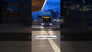 Buss krockar med stolpe i Göteborg fördig roligaklipp roligt sverige svenskaklipp fail [upl. by Cyler1]