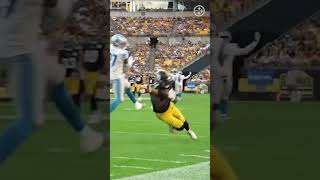 NICE CATCH 🙌 Kenny Pickett finds Miles Boykin for a 29yard gain vs Lions  DETvsPIT on CBS [upl. by Aicirt]