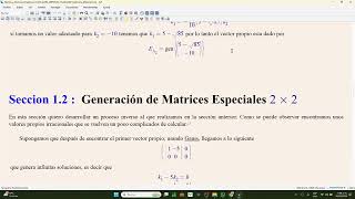 Matemáticas Generativas Valores y Vectores Propios [upl. by Falconer243]