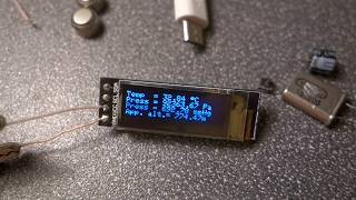 Tiny Mega328p BMP280 pressure sensor with OLED [upl. by Annor]