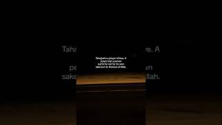 Tahajjud is the prayer of love islamislamicstatusshorts [upl. by Ettenaj]