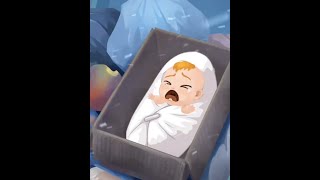 Matchington Mansion game ads 11 Help the Baby left in Trash [upl. by Selrahc]