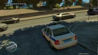 Lada Priora ДПС LCPDFR GTA IV HD1080p [upl. by Lladnek]