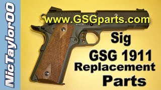 GSG  Sig Sauer 1911 22LR Broken  Replacement Parts Update [upl. by Cutlip500]