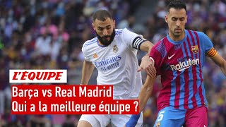 Barça vs Real Madrid  Qui a le meilleur effectif [upl. by Zalea609]