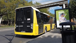 İstanbulda 141A ile Atakent  Mehmet Akif Ersoy Caddesi Arası Otobüsle Seyahat [upl. by Tiemroth]