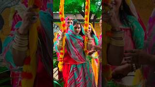 hariyali teej specialmarwadi pehnawarajsthani culturenew shortnew reelpopular song [upl. by Ytsirc]