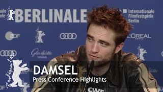 Damsel  Press Conference Highlights  Berlinale 2018 [upl. by Aigil]