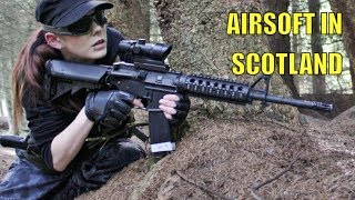 Airsoft War L86 M14 P90 M4A1 Section8 Scotland HD [upl. by Oaht]