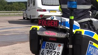 Achtung Kontrolle Autobahnpolizei führt Kontrollen zum Ferienstart durch Im Visier heute Camper [upl. by Neehsar]