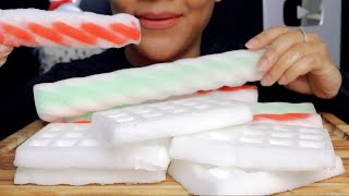 ASMR FOAM ICE STICKSFOAM ICE WAFFLESFAST EATINGJUST BITES 956 [upl. by Ahsiekat704]