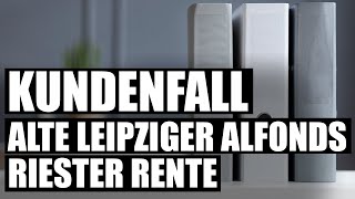 Alte Leipziger Riester Rente 31 Rendite nach 13 Jahren Alte Leipziger ALFonds [upl. by Llebyram181]