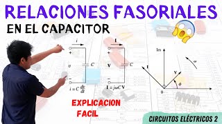 RELACIONES FASORIALES de ELEMENTOS de un CIRCUITO ELECTRICO ➤ RELACIONES FASORIALES R L y C 😱 [upl. by Esille]