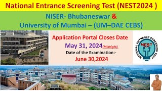 All About NEST Exam 2024  Exam Date Eligibility Exam Pattern Syllabus  NEST 2024 i NISERamp CEBS [upl. by Eilitan494]