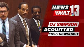 OJ Simpson verdict newscast 1995 [upl. by Haley]