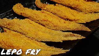 Crispy Fried Sole Fish Recipe  Crispy Lepo Fry  by Chef Pinto [upl. by Aysan826]