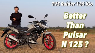 2024 TVS Raider 125 iGo Review  Better Than Hero Xtreme 125r [upl. by Egduj]