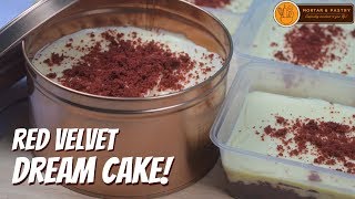 RED VELVET DREAMCAKE IN TUB  How to Make Red Velvet Dream Cake  Ep 85  Mortar and Pastry [upl. by Lindahl]