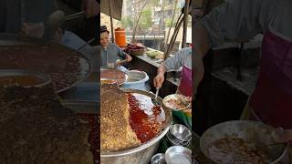 Channa Bowl Rich Red Gravy on Top chana tasty tastyfood food foodlover streetfood fyp [upl. by Damek]