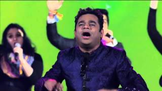 A R Rahman playing music Jai Ho song without instruments An unbelievable concert at CES 2016 [upl. by Zetrok]