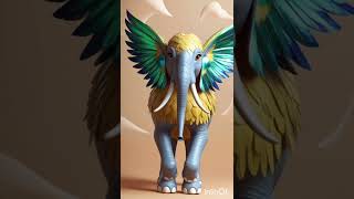 One parrot hybridised with monkey elephant Scorpion entertainment viralshort youtubeshorts [upl. by Reffinej]